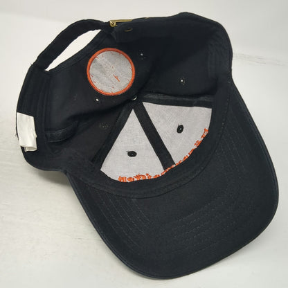 Jagermeister Baseball Cap Black One Size Embroidered Logo Stag Strapback Hat
