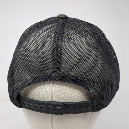 City of Real Estate Snapback Trucker Hat Camouflage OS Adjustable Mesh Yupoong