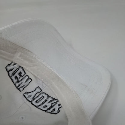 New York Est. 1664 Strapback Hat White OSFA Embroidered Adjustable