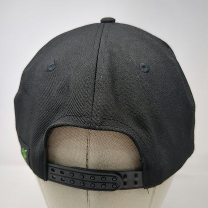 Razer Snapback Black One Size Hat Tonal Logo Gaming Flat Brim For Gamers Snake