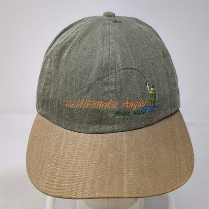 Imperial Headwear Baseball Cap Green One Size Ultimate Angler Boise Idaho Hat