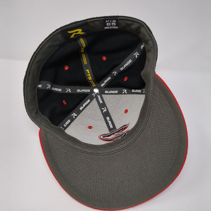 Richardson Fitted Hat Black 7 1/4 Embroidered Performance Team Series 65 Surge