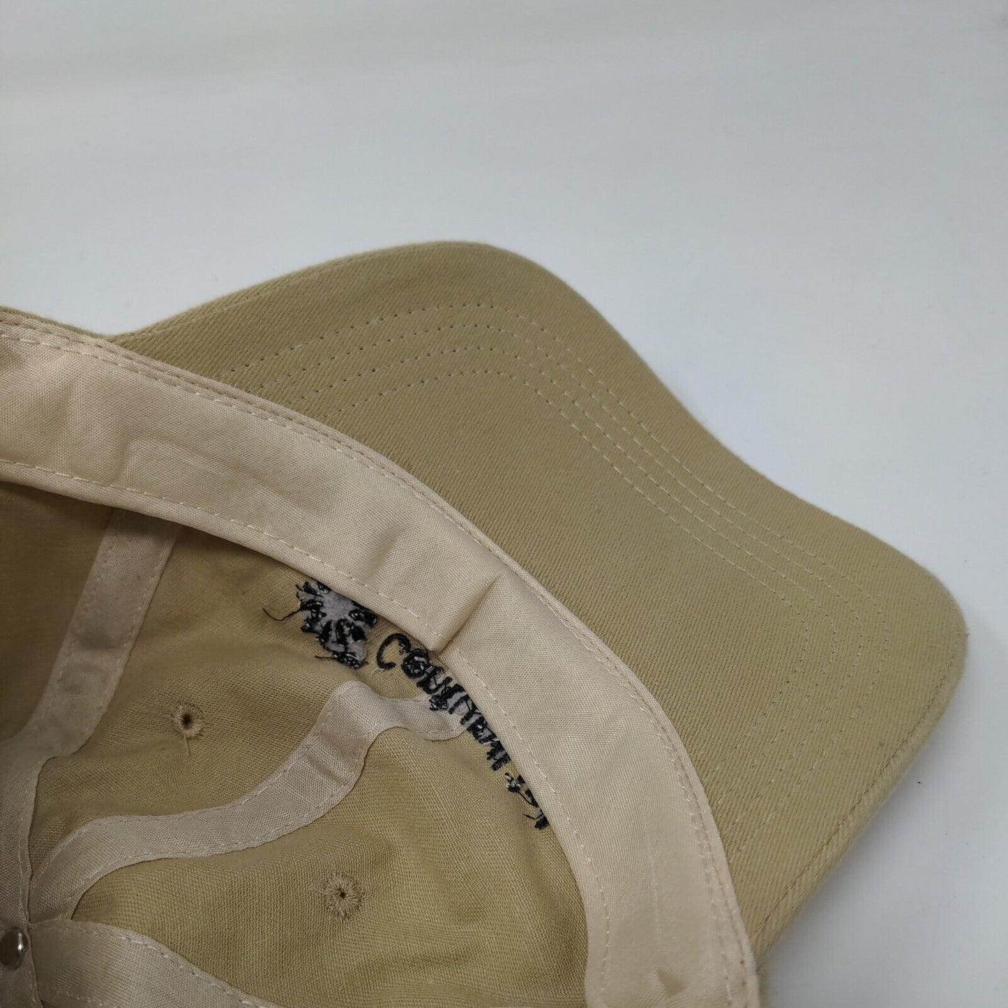 Century Link Strapback Hat Tan One Size Adjustable Embroidered 6 Panel