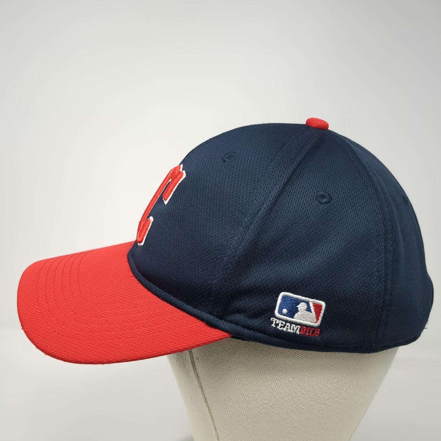 MLB Cleveland Indians OC Sports Baseball Cap Blue Red One Size Strapback Hat