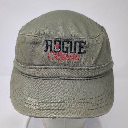 Rogue Spirits Strapback Cadet Army Cap Hat Green One Size District Threads