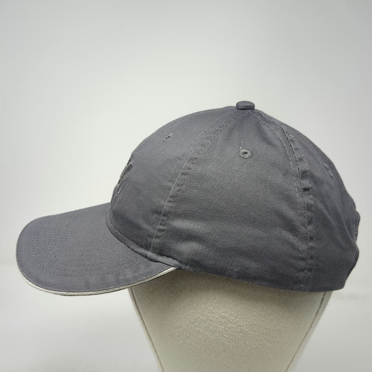 Port & Company Baseball Cap Gray One Size PCA Logo Embroidered Strapback Hat