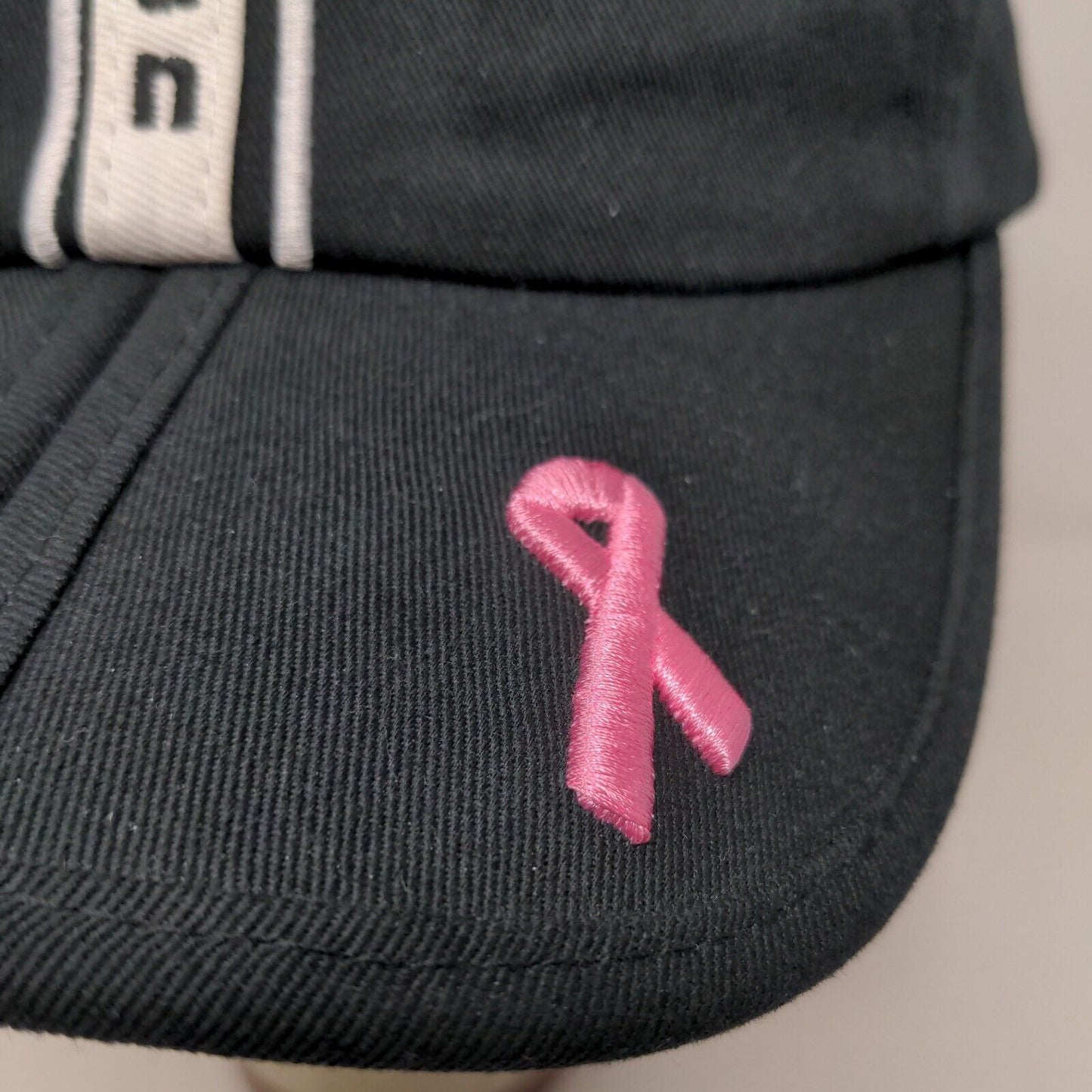 Clarian Health Men's Strapback Hat Black OSFA Race for the Cure 2008 Logo