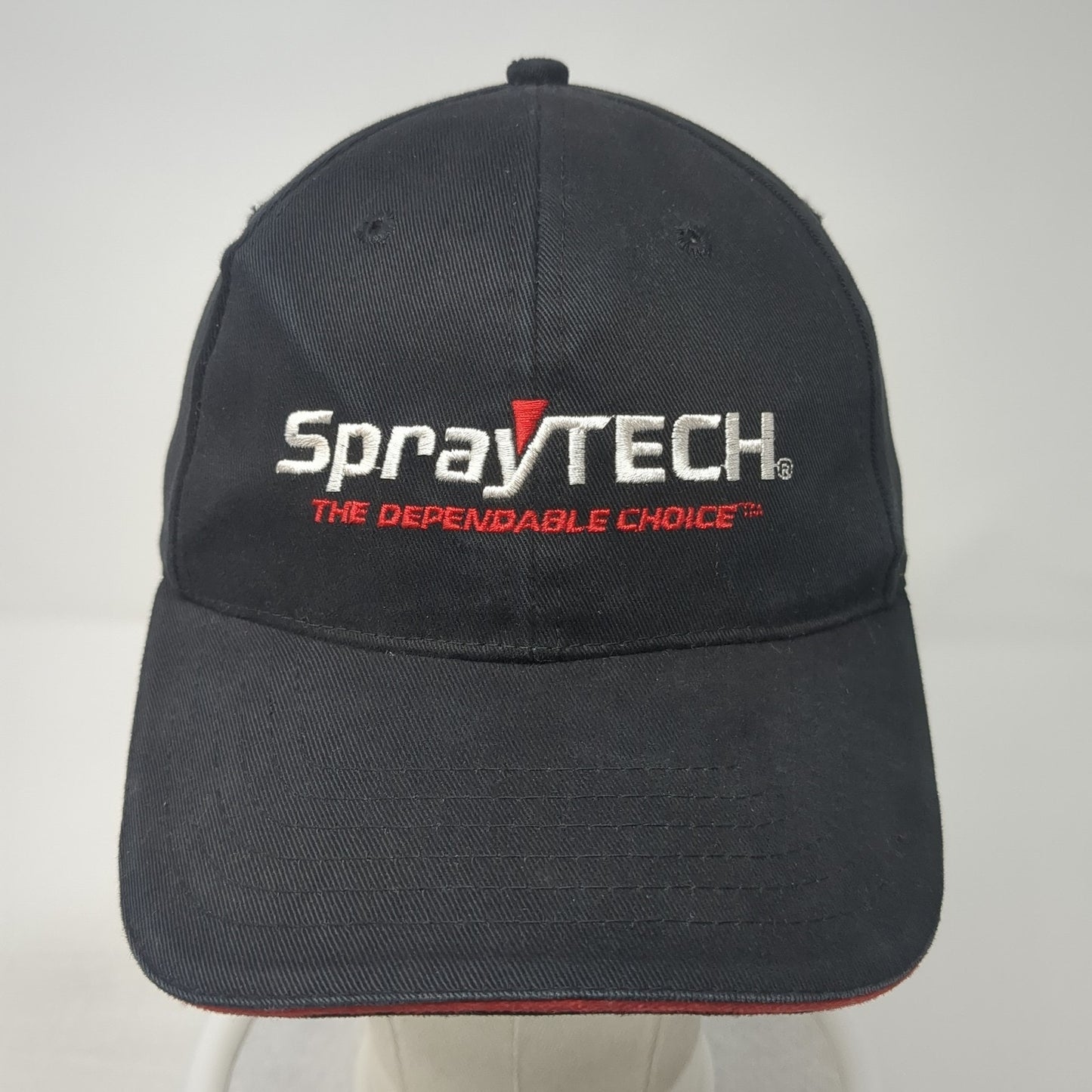 SprayTech Strapback Hat Black One Size Adjustable The Dependable Choice