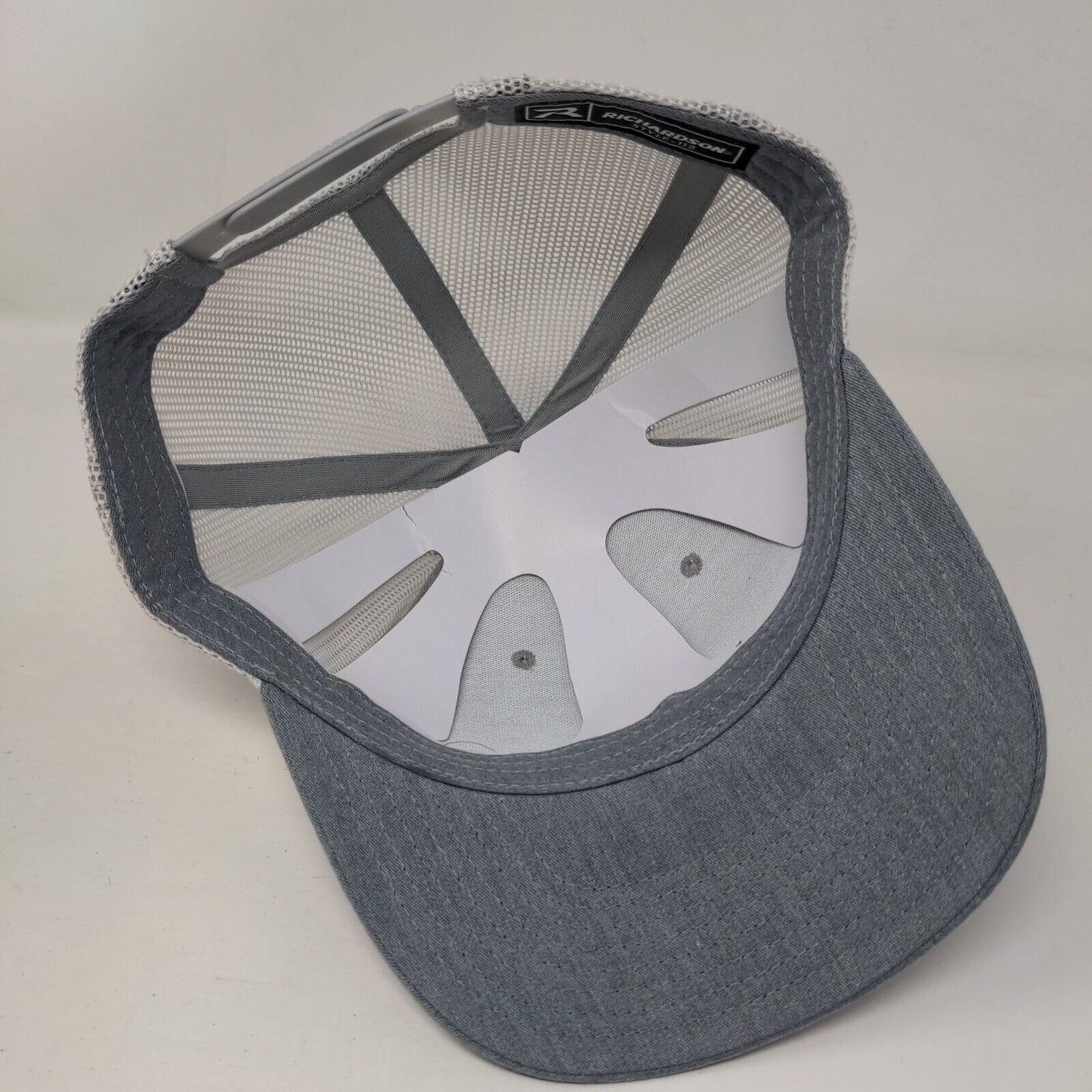 Expedition Inspiration Snapback Trucker Hat Gray One Size Mesh Back Richardson