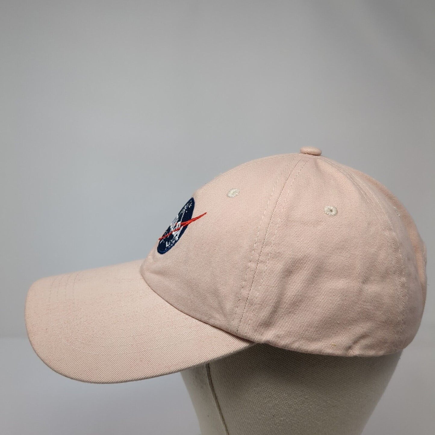 NASA Slideback Hat Tan One Size Adjustable Embroidered Prairie Mountain