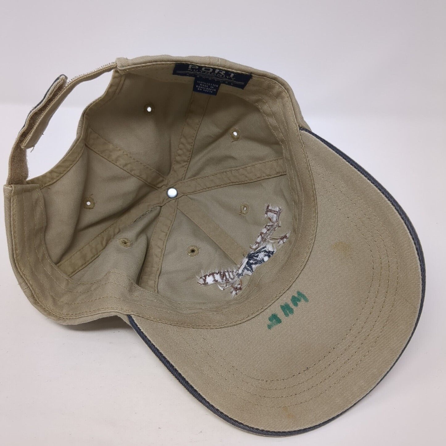 Lake County Round Up Strapback Hat Tan OS Adjustable Embroidered Port Authority