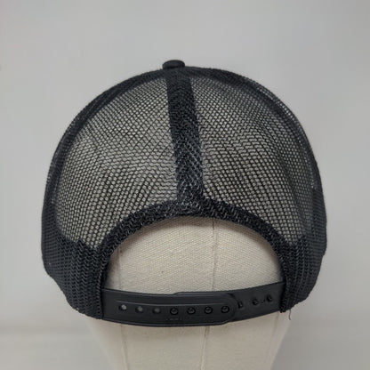 Tobacco Prevention Champion Snapback Trucker Hat Black One Size Mesh Back Otto