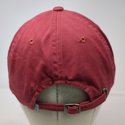 Imperial Sun Valley Red Baseball Cap One Size Slideback Embroidered Cotton Hat