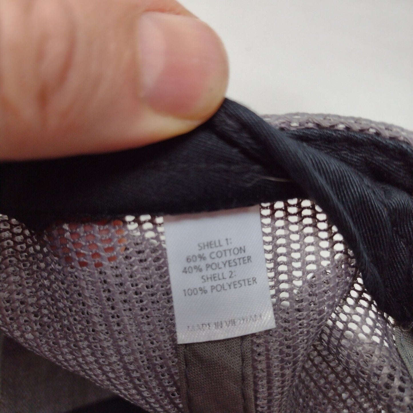 W376A Snapback Mesh Back Trucker Hat Black OSFA 6 Panel Richardson