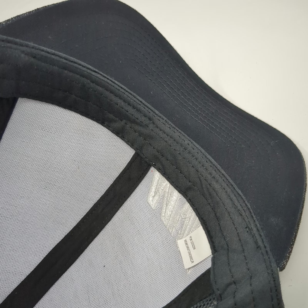 Pacific Headwear Trucker Hat Black One Size Snapback MVE Embroidery Mesh Back