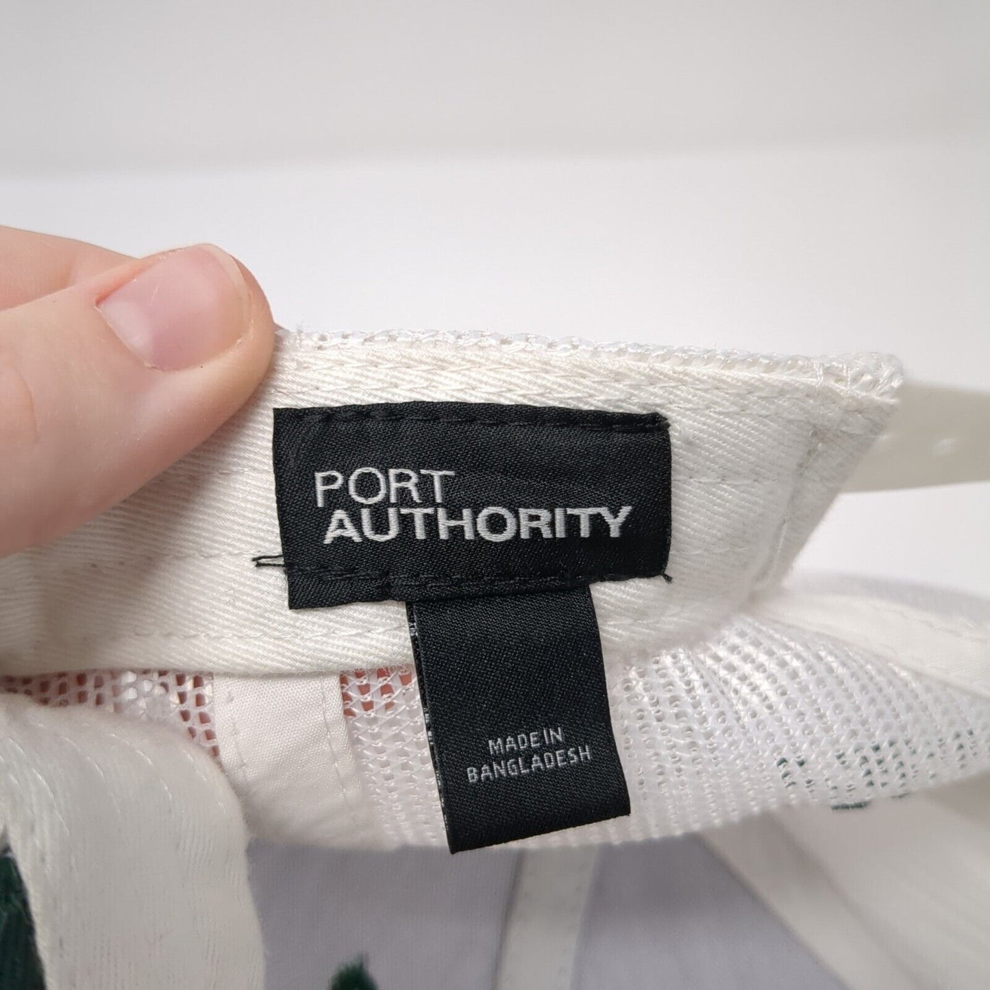 Crossed Bats Sarsaparilla Snapback Trucker Hat Green OSFA Mesh Port Authority