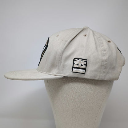 Aloha Headwear Snapback Beige Hat One Size Shaka Hawaii Hand Green Underbrim