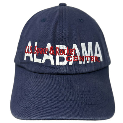 U.S. Space & Rocket Center Alabama Blue One Size Baseball Cap Hat Strapback