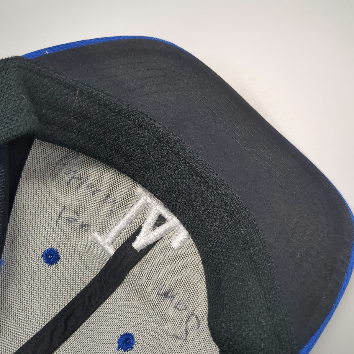 OC Sports MLB Los Angeles Dodgers Baseball Cap Blue One Size Strapback Mesh