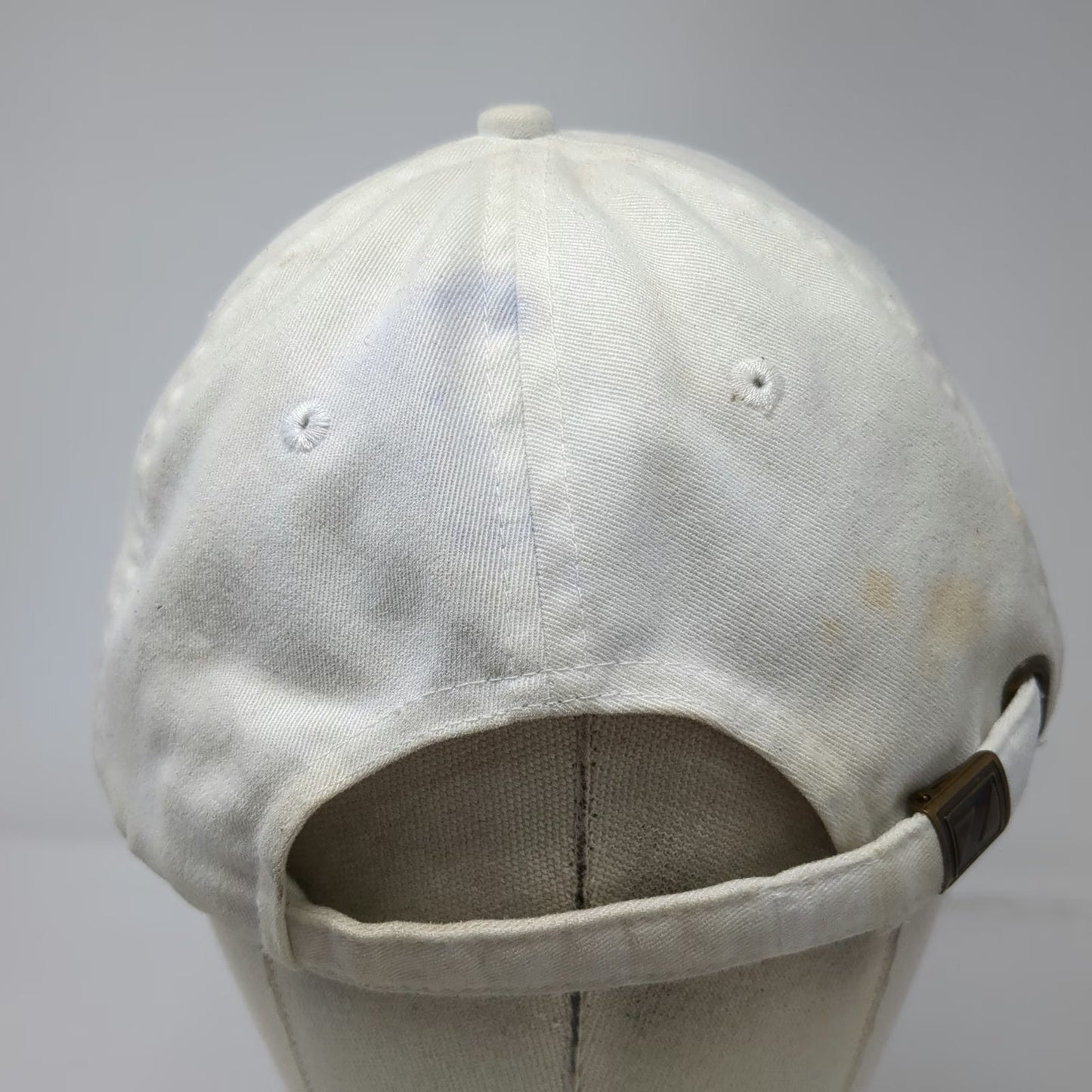 Zkapz Baseball Cap White One Size Pro-Duffers Golf Crest Patch Slideback hat