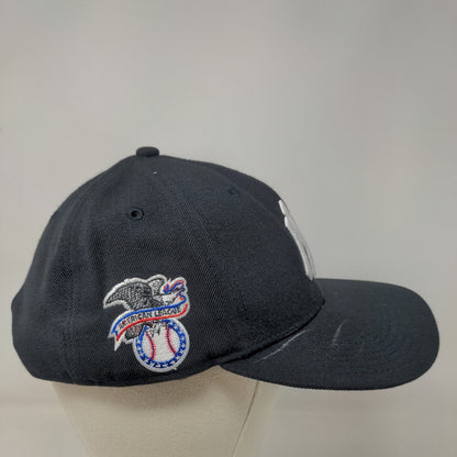 '47 Brand Men's Snapback Hat Black OSFA Embroidered New York Yankees Logo