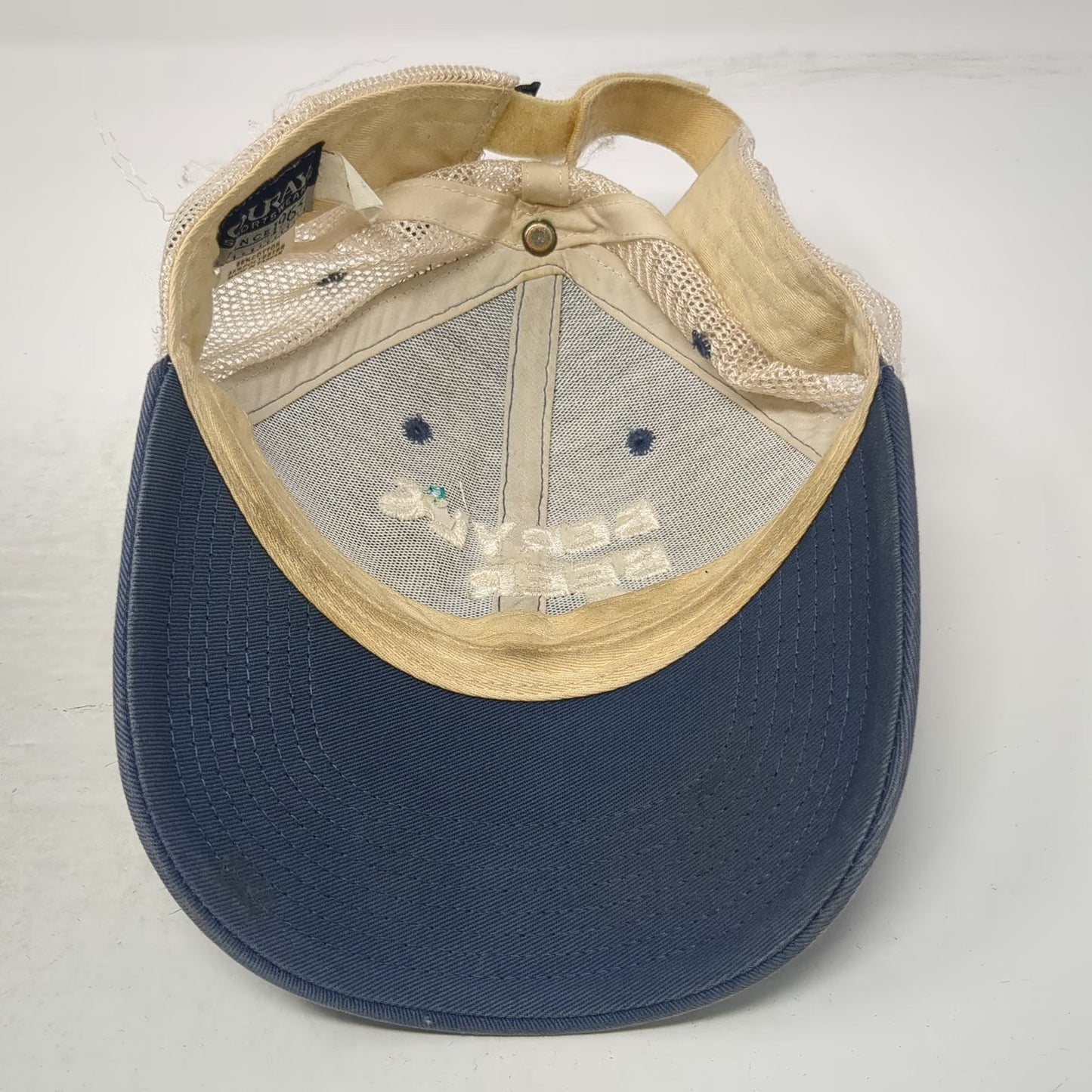 Ouray Baseball Cap Blue One Size Mesh Back Strapback Beryls Beer Co Brewery Hat