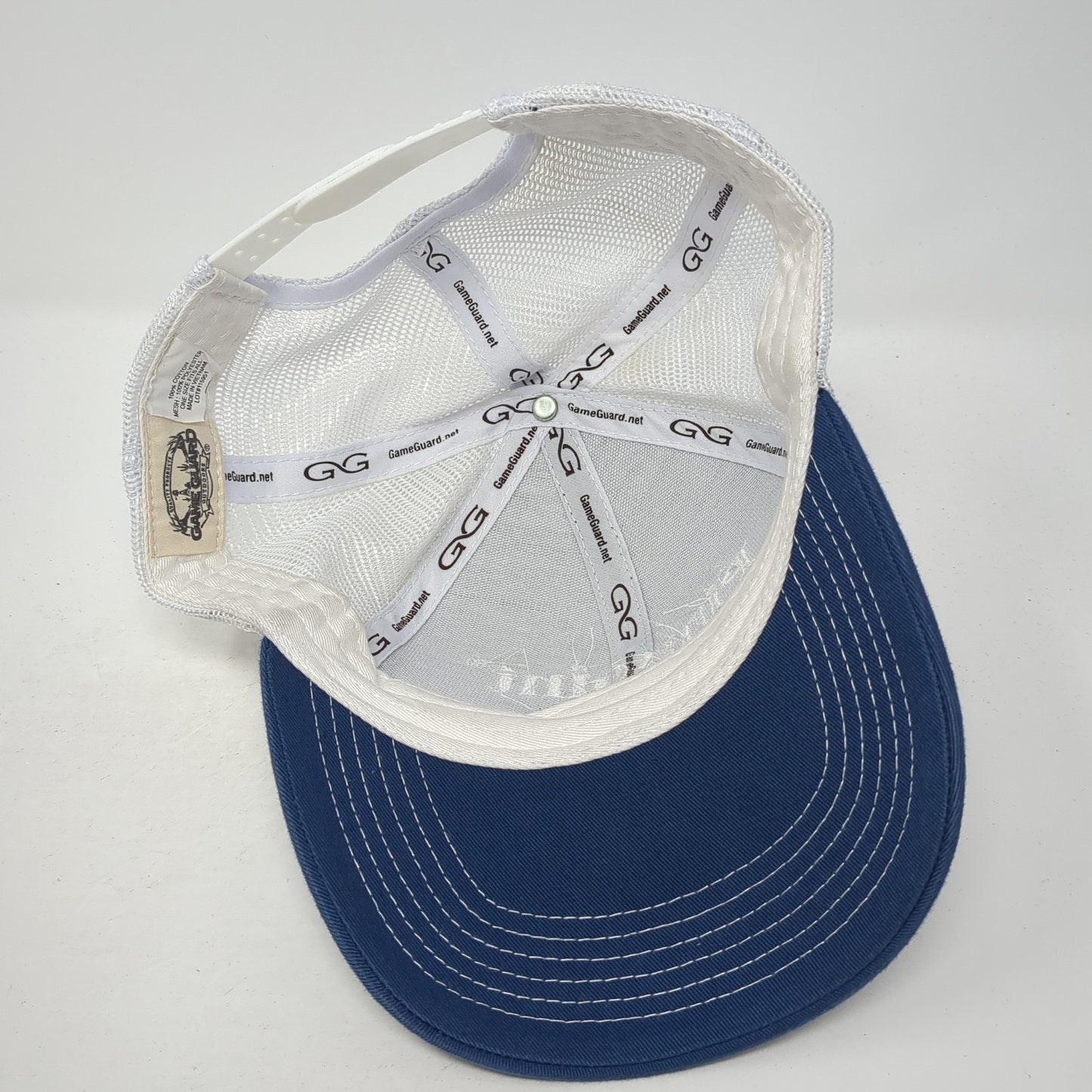 Pinpoint Fungicide Snapback Trucker Hat Blue One Size Mesh Back Outdoor