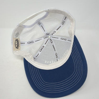 Pinpoint Fungicide Snapback Trucker Hat Blue One Size Mesh Back Outdoor