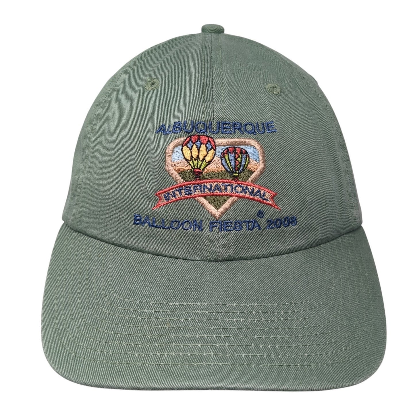 Albuquerque International Balloon Fiesta 2008 Baseball Cap Green OS Fahrenheit