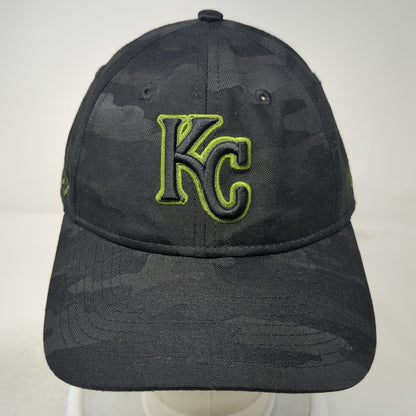 New Era MLB Kansas City Royals Baseball Cap Black Green Camo One Size 9TWENTY