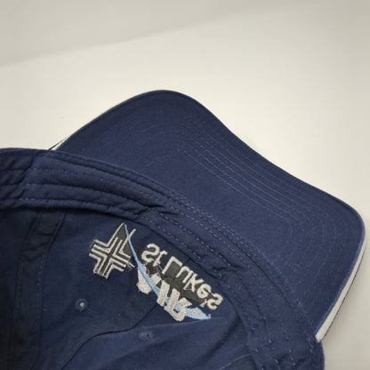 Air St. Lukes Strapback Hat Blue One Size Adjustable Embroidered 6 Panel Otto
