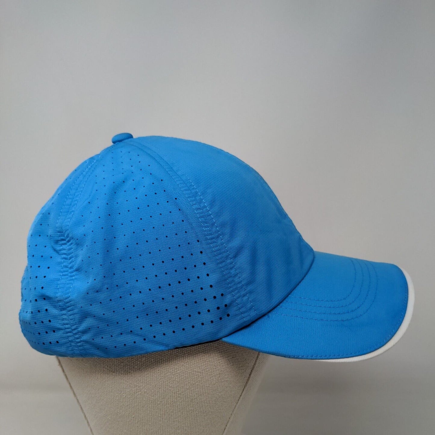 Nike Golf Strapback Hat Blue OSFM Adjustable Embroidered Swoosh Logo Polyester