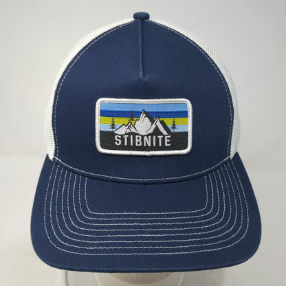 Stibnite Patch Snapback Mesh Back Trucker Hat Blue One Size Outdoor Cap