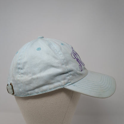 KRR Slideback Hat Blue One Size Adjustable Embroidered Monogram Newhattan Cotton