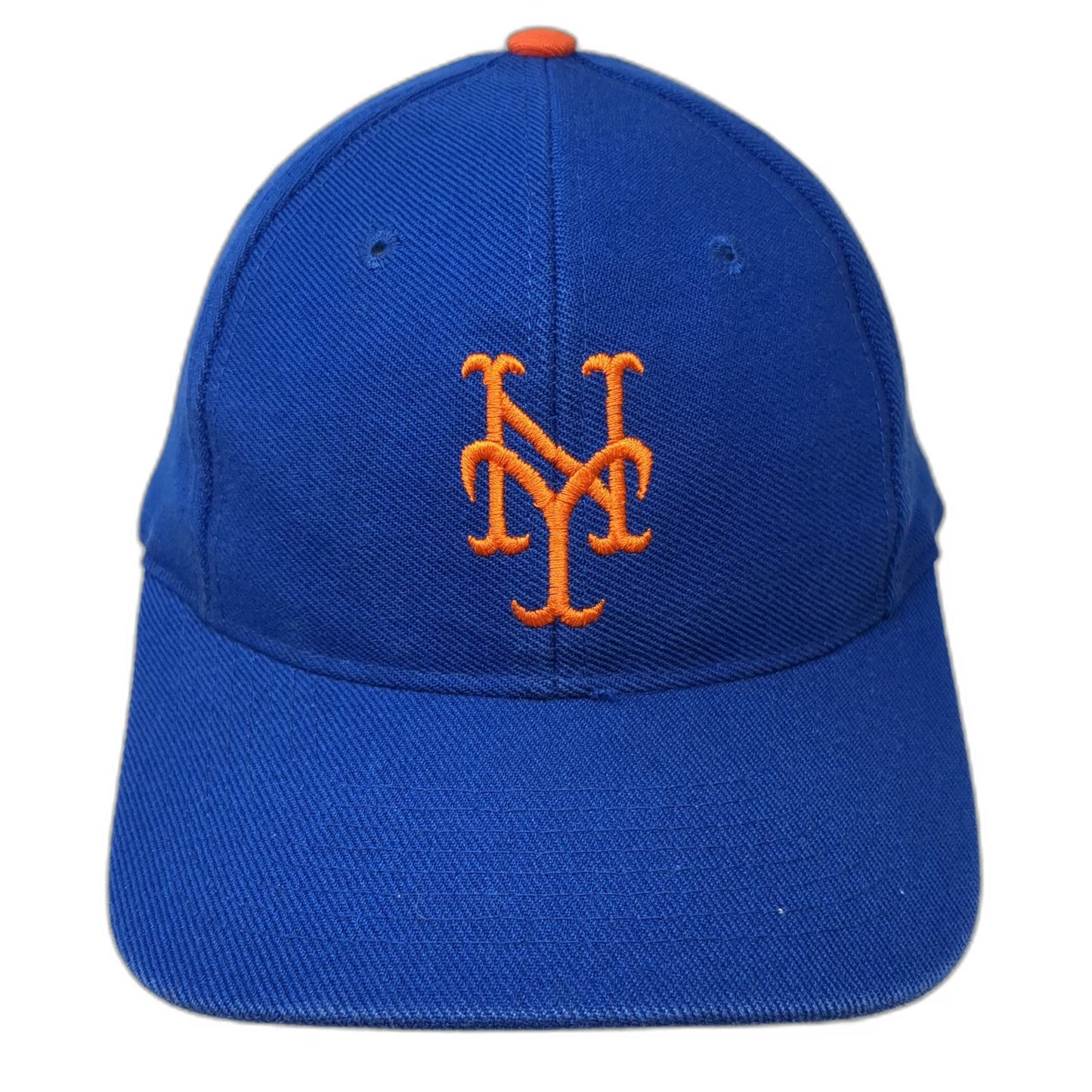 New York Mets MLB Twins Snapback Hat Blue OSFM Embroidered Logo Gray Underbrim