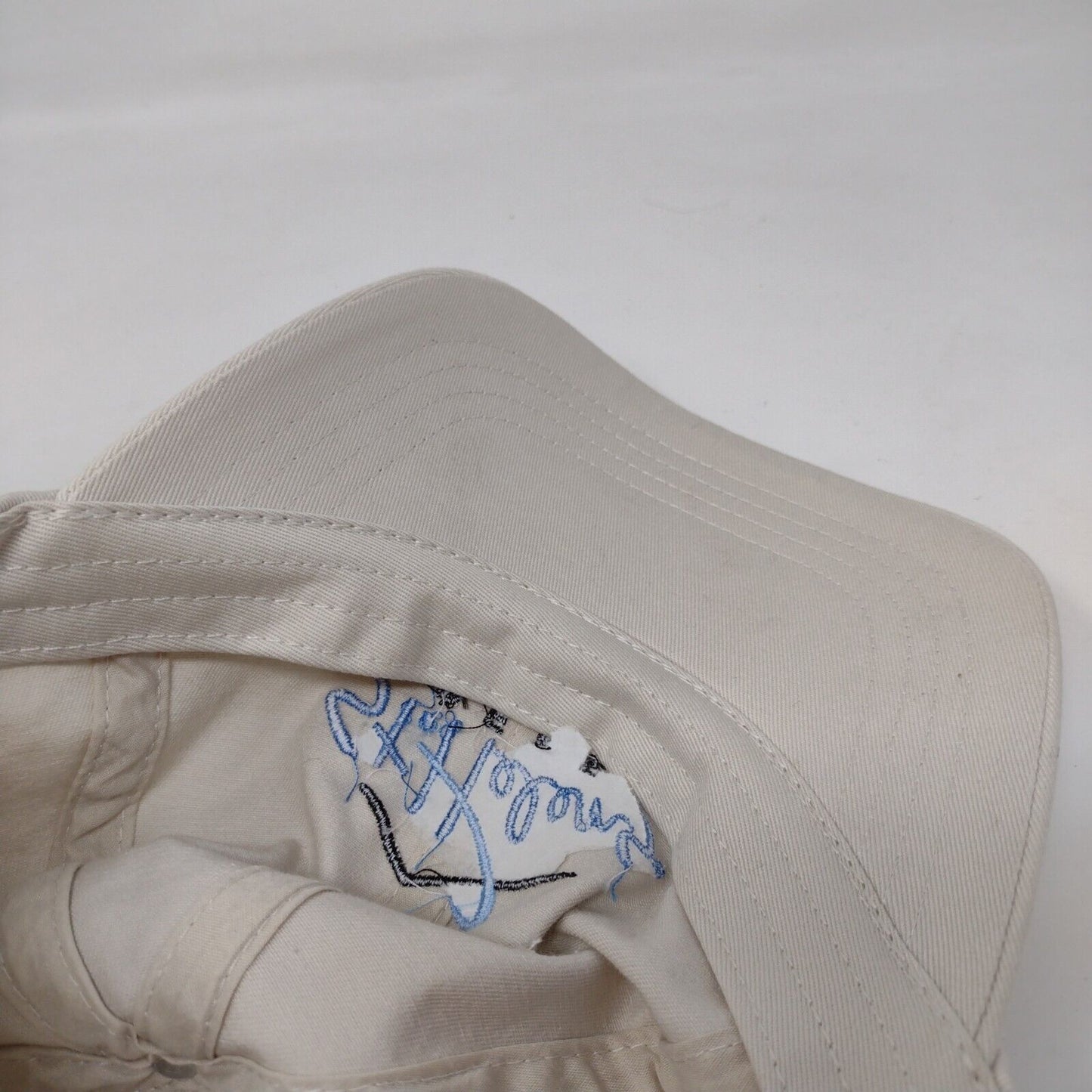 St. Helens Beef Slideback Hat Tan OSFA Adjustable Embroidered 6 Panel Cotton