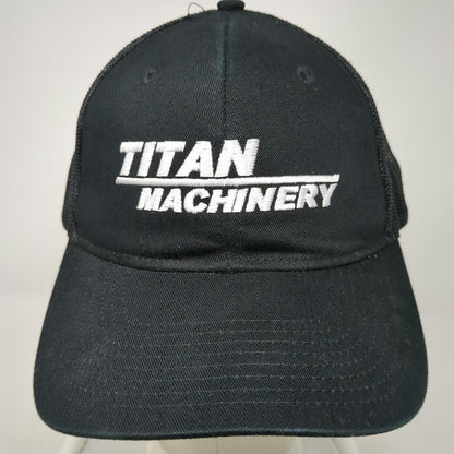 Port Authority Titan Machinery Case IH Black One Size Trucker Hat Mesh Snapback
