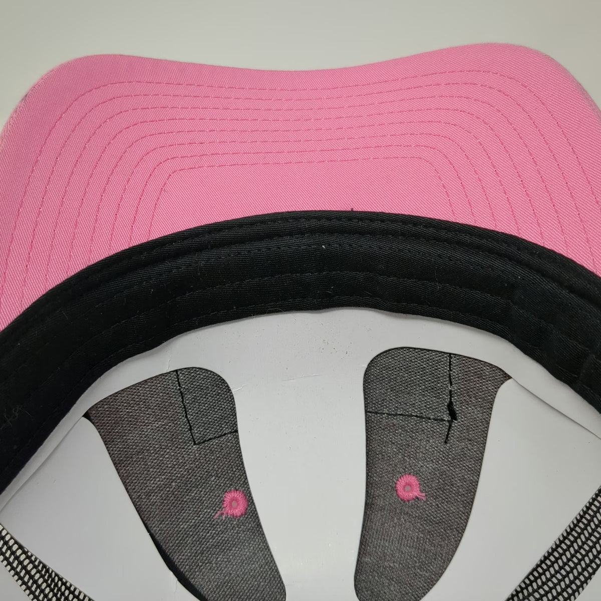 Richardson Trucker Hat Pink S Black American Flag Mesh Snapback 115 Low Pro