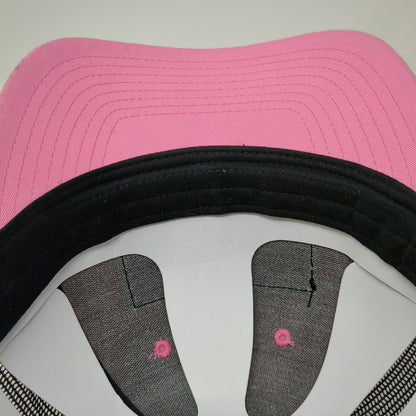 Richardson Trucker Hat Pink S Black American Flag Mesh Snapback 115 Low Pro