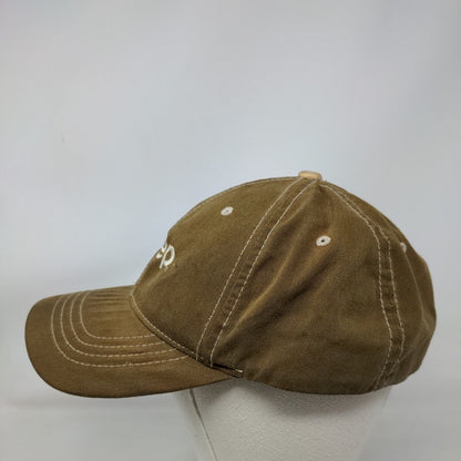 Jeep Fitted Hat Brown Size L/XL Embroidered Flex Fit Vented Holes Yupoong