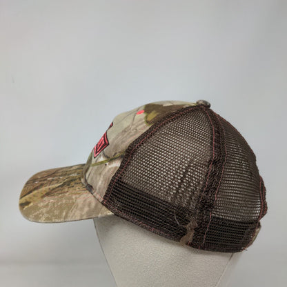 Chevrolet Strapback Mesh Back Trucker Hat Camo OSFM Embroidered Infinity