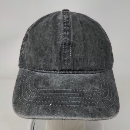 Unbranded Slideback Hat Gray OSFM Solid Adjustable 6 Panel Blank