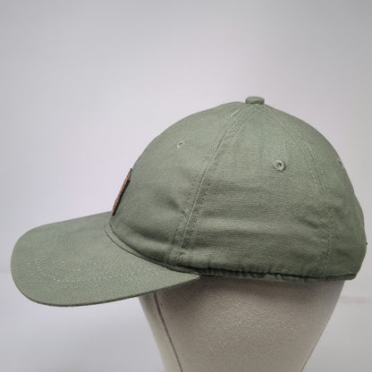 Carhartt Baseball Cap Green One Size Canvas Logo Patch Strapback Workwear Hat