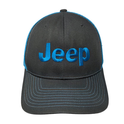 Jeep Snapback Trucker Hat Multicolor One Size Adjustable Mesh Back Richardson