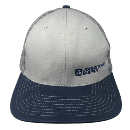 Richardson Trucker Hat Gray One Size Johnstone Supply Mesh Snapback Hat