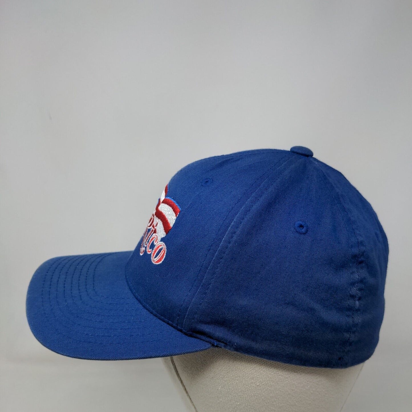 Cafe Rico Rico Fitted Hat Blue S/M Embroidered Flexfit Yupoong