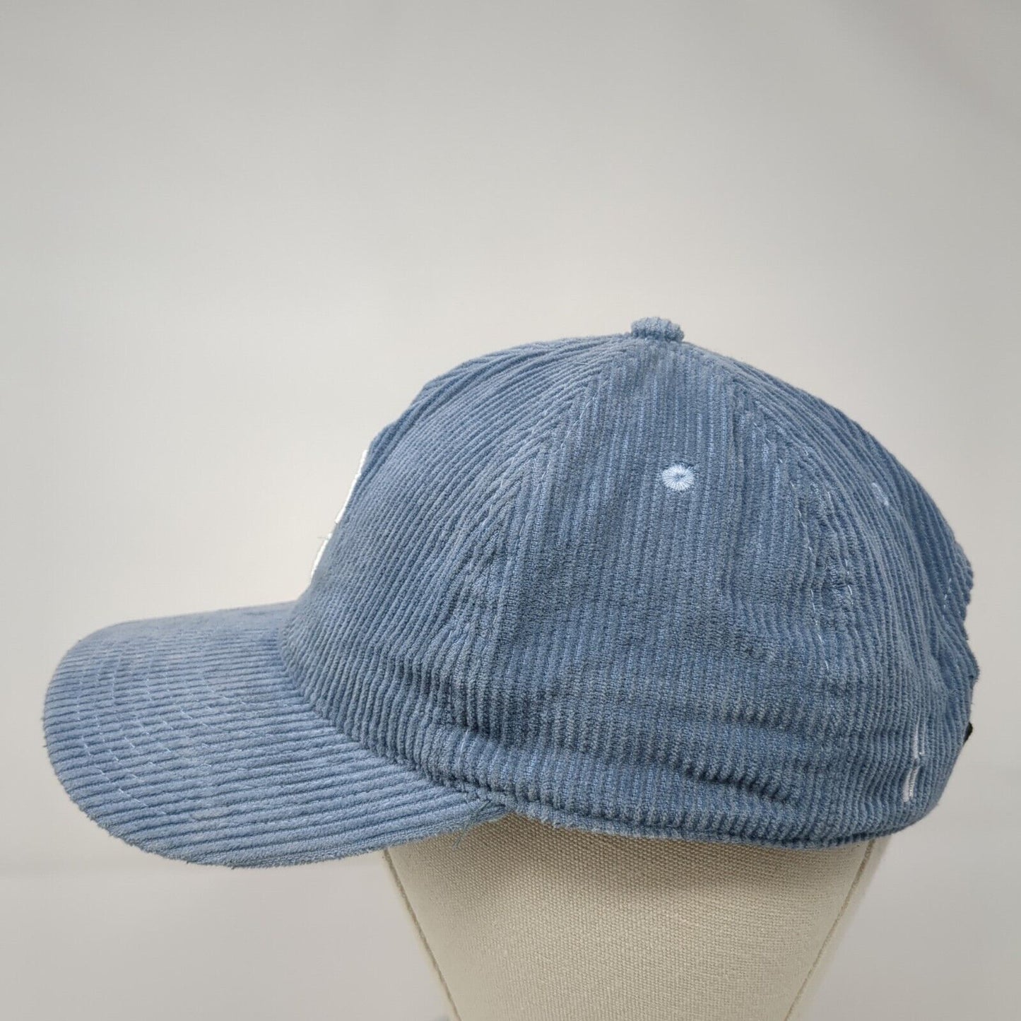 Grass Clippings Claspback Corduroy Hat Blue OSFA Embroidered Logo