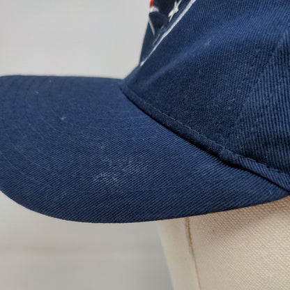 NFL Team Apparel Boy's Snapback Hat Blue OSFM Embroidered New England Patriots