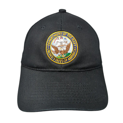 Department of The Navy United States of America Strapback Hat Black One Size OC