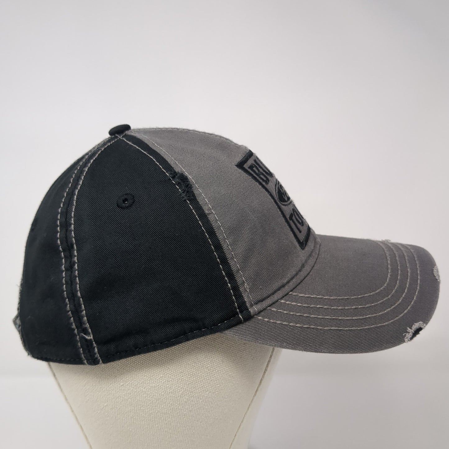 Built Ford Tough Strapback Hat Gray One Size Adjustable Colorblock